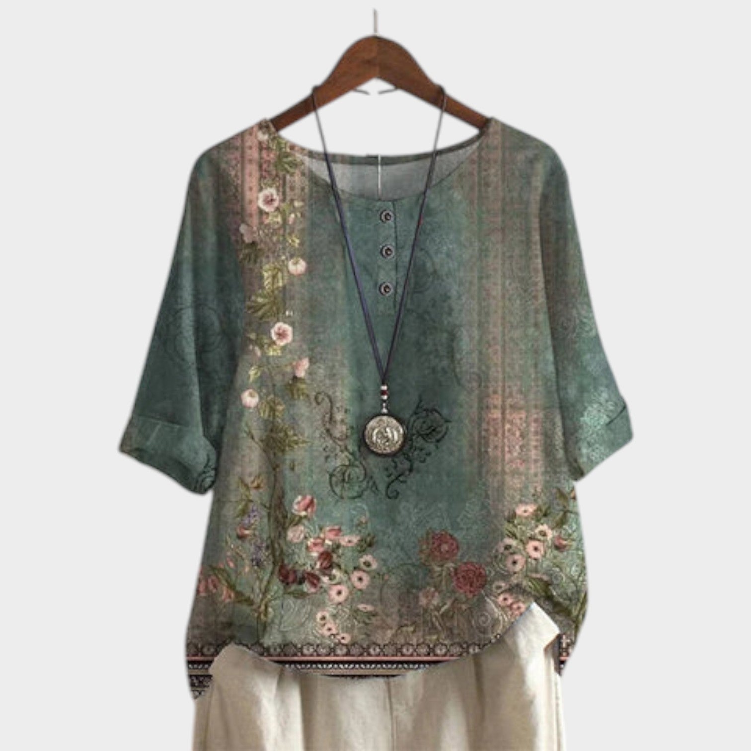 Boho Floral Top