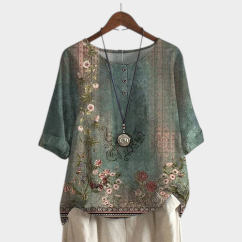 Boho Floral Top