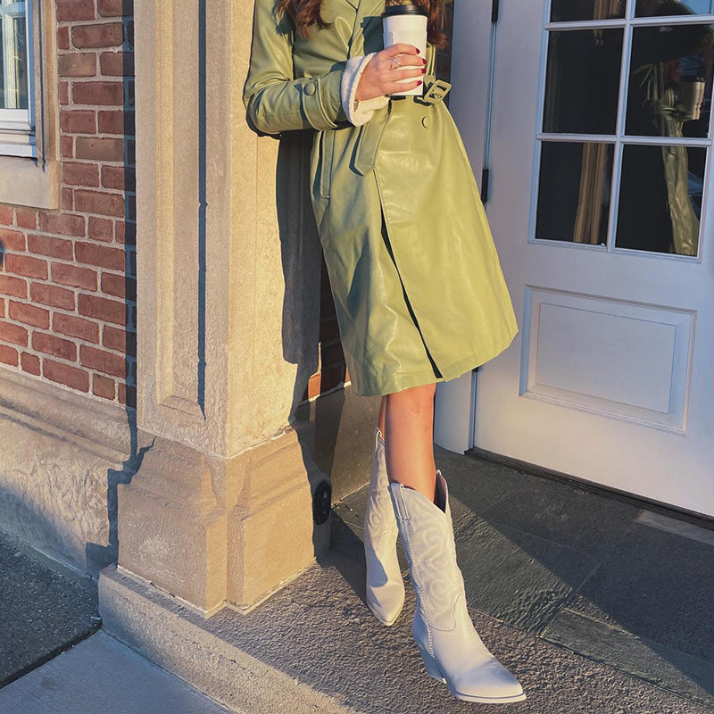 Gracie™ | Chic Metallic Western Boots