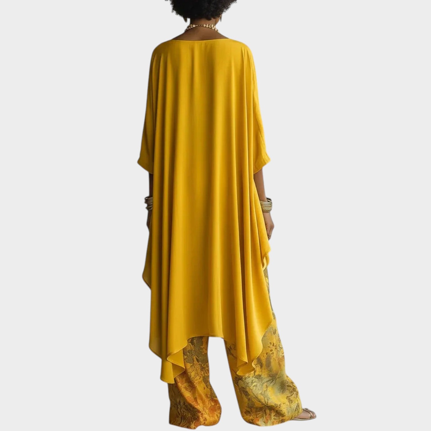 Boho Flowing Tunic & Wide Leg Pants