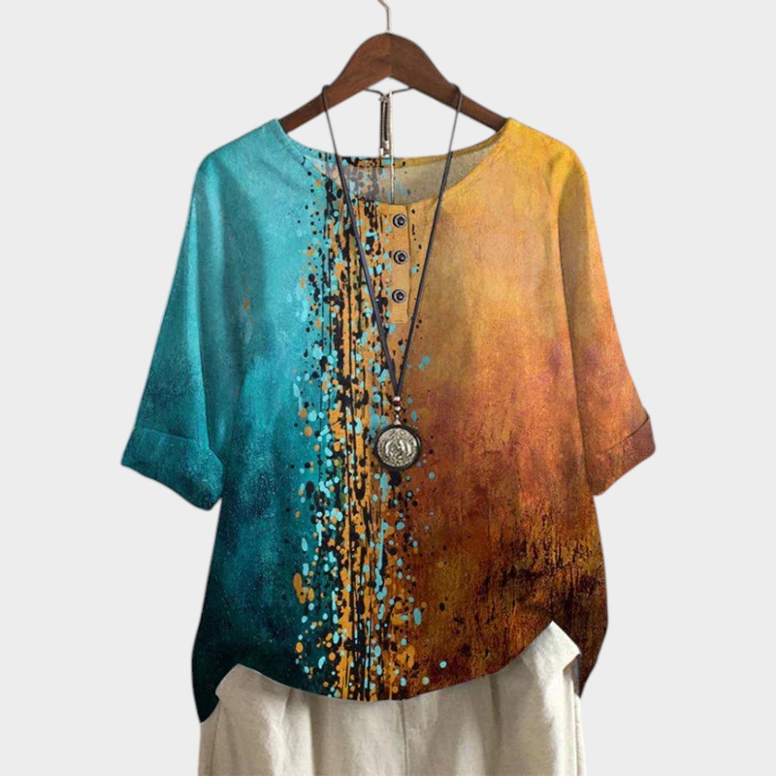 Boho Floral Top