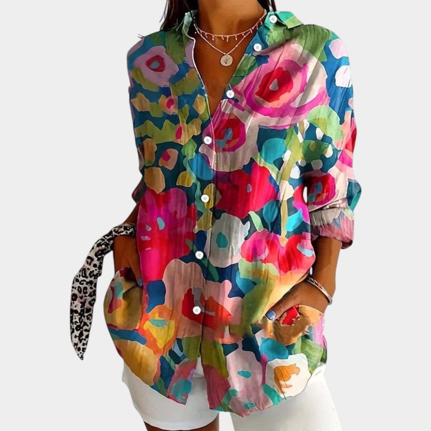 Floral Button Up Shirt