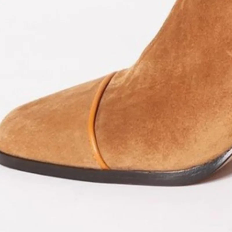 Scarlett™ | Square Toe Heeled Ankle Boots