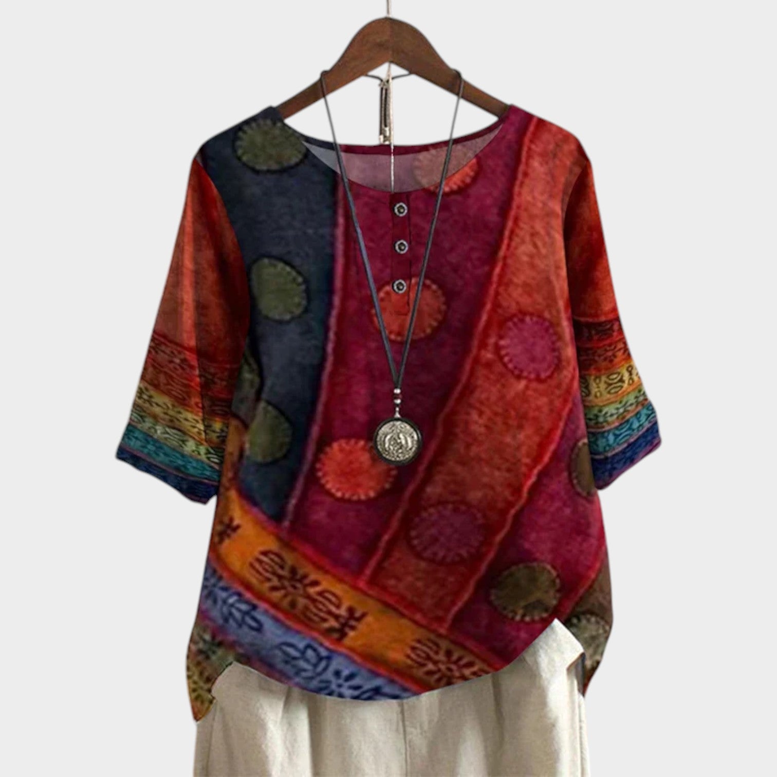 Boho Floral Top
