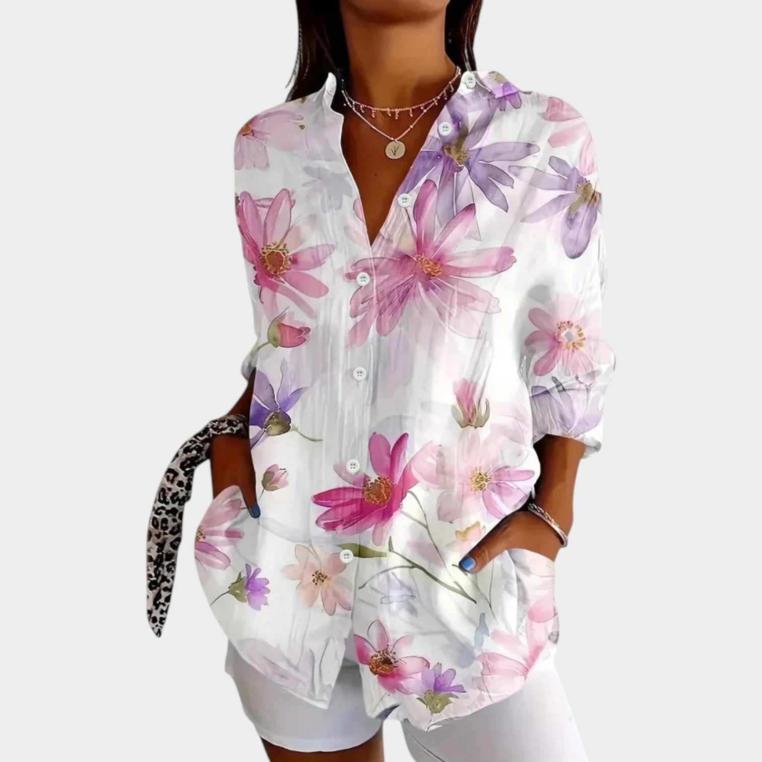 Floral Button Up Shirt