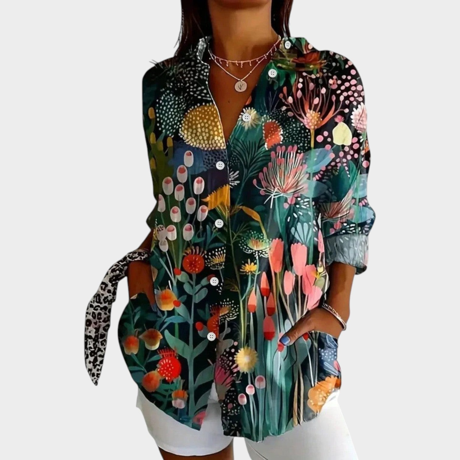 Floral Button Up Shirt