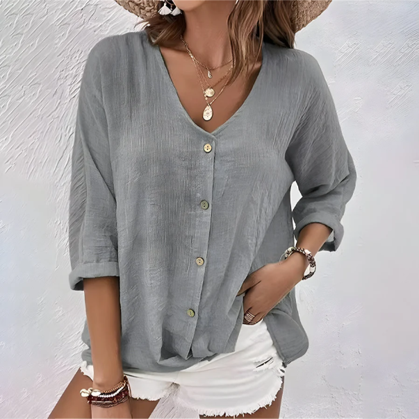 Marcia™ | Casual Button-Up Shirt