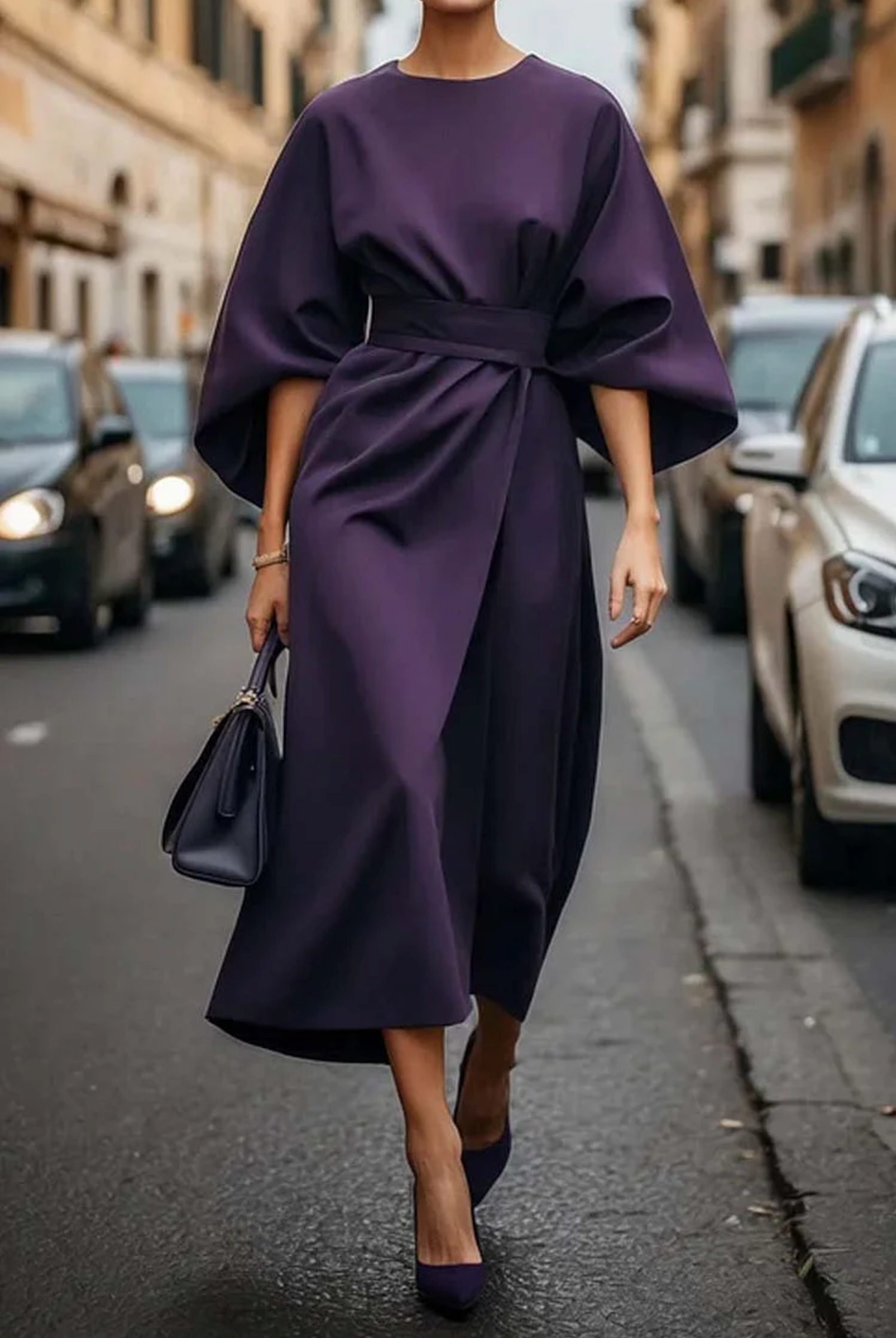 Wendy™ | Chic Lantern Sleeve Dress