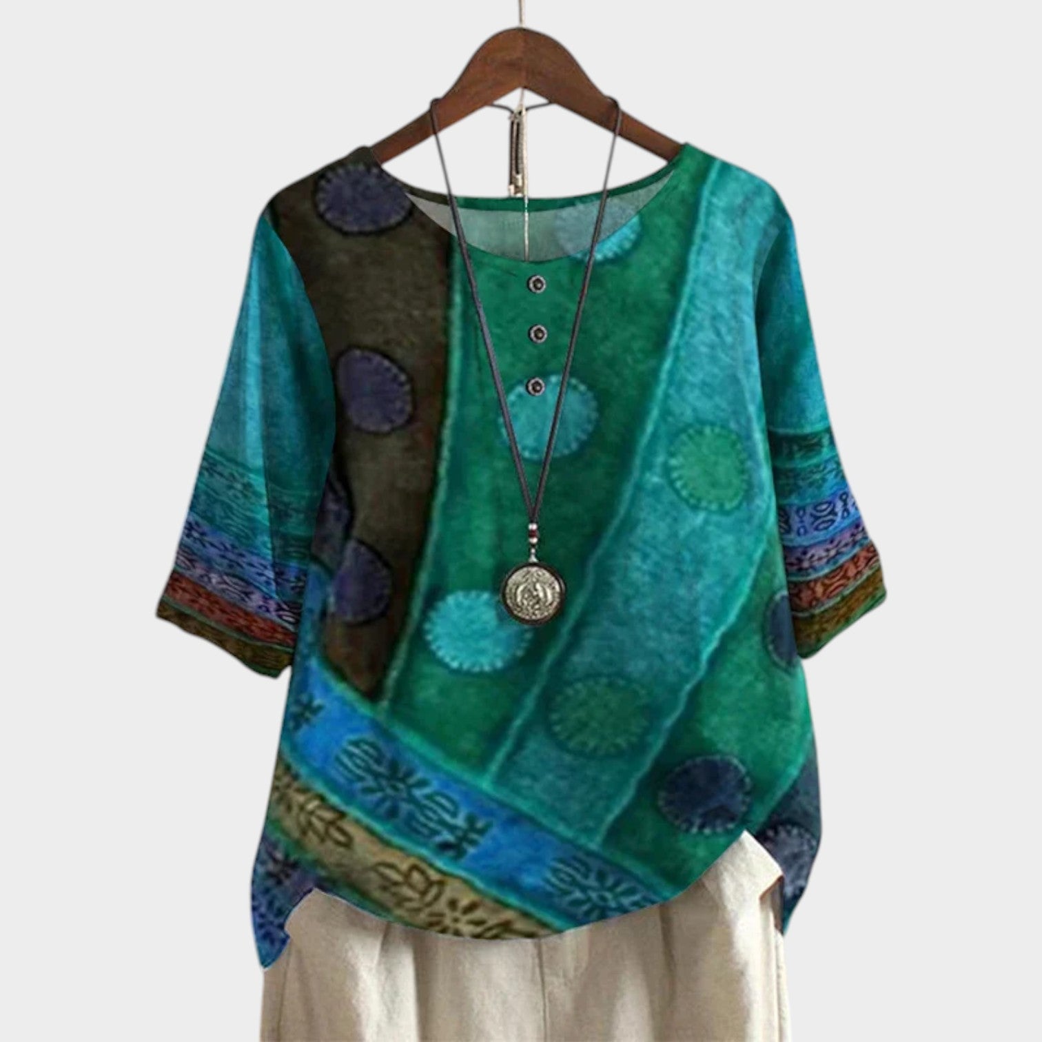 Boho Floral Top