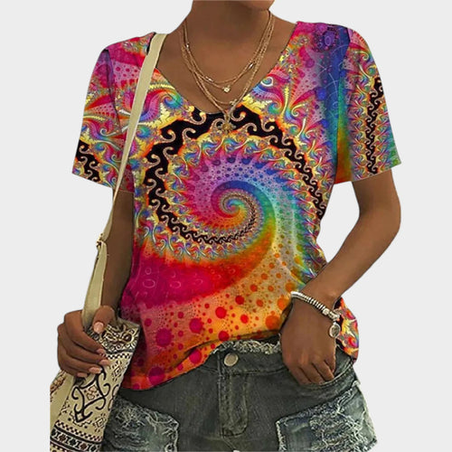 Abstract Print Top