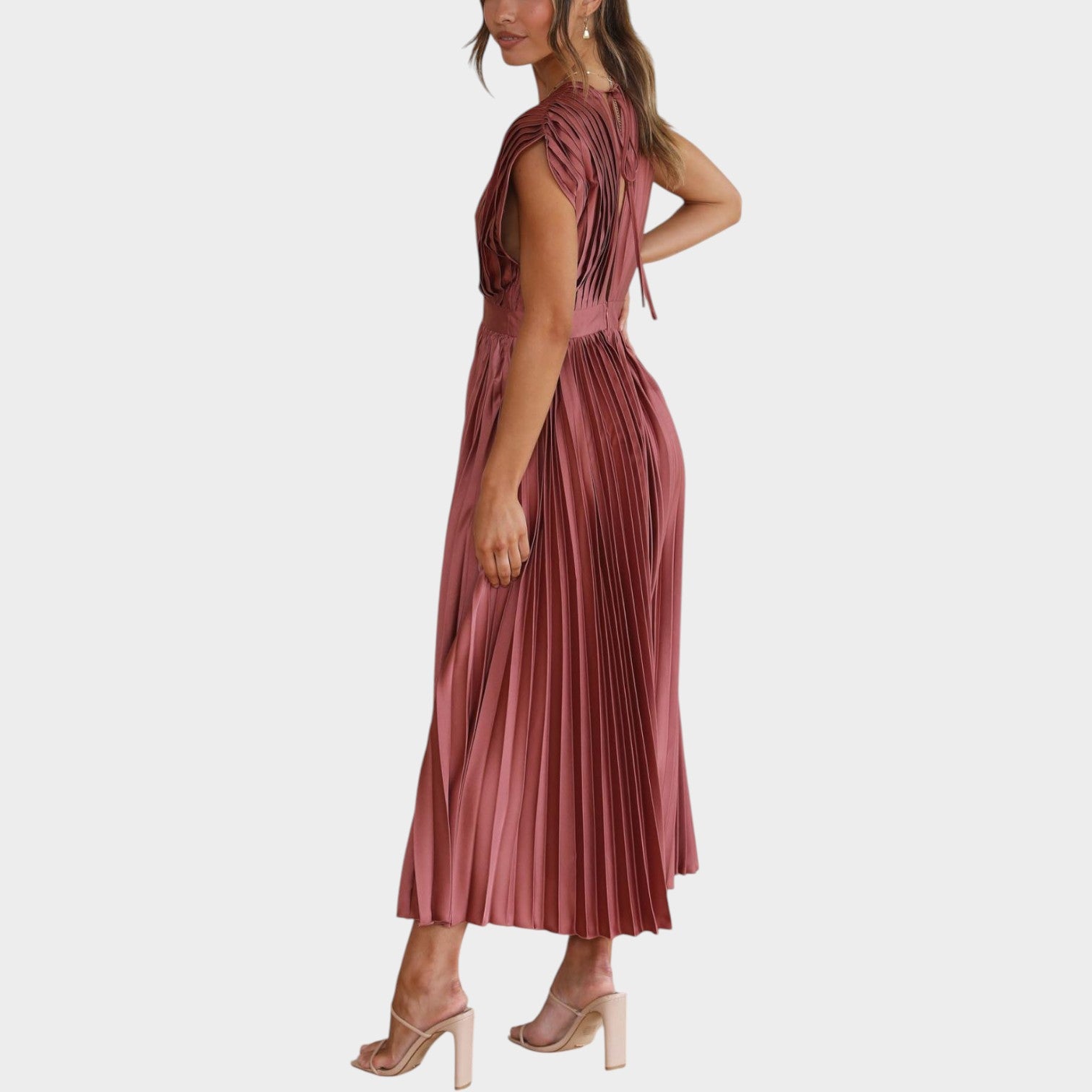 Elegant Formal Midi Dress