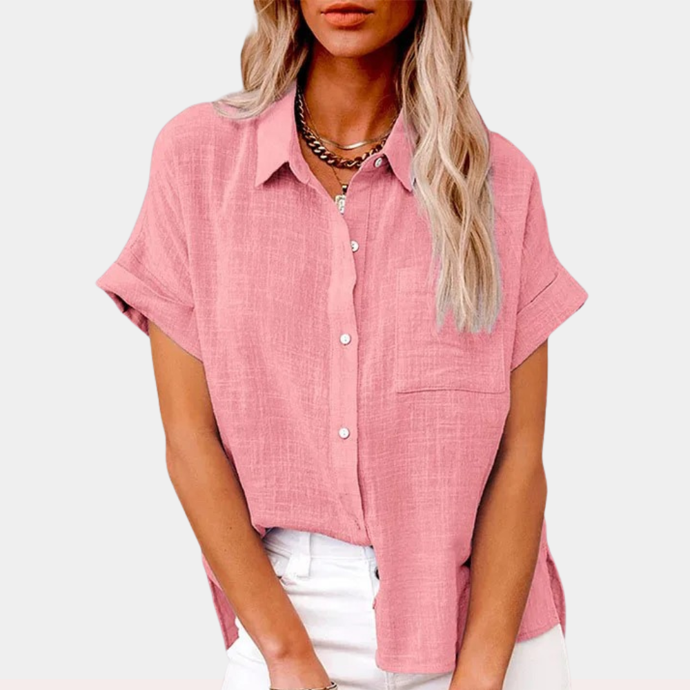 Claudia™ | Breezy Front Pocket Shirt