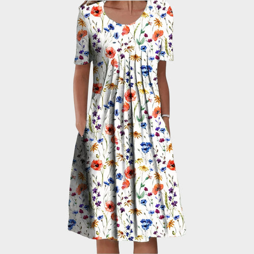 Floral Midi Summer Dress