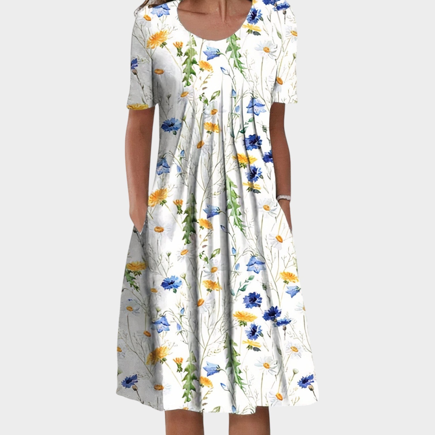 Floral Midi Summer Dress