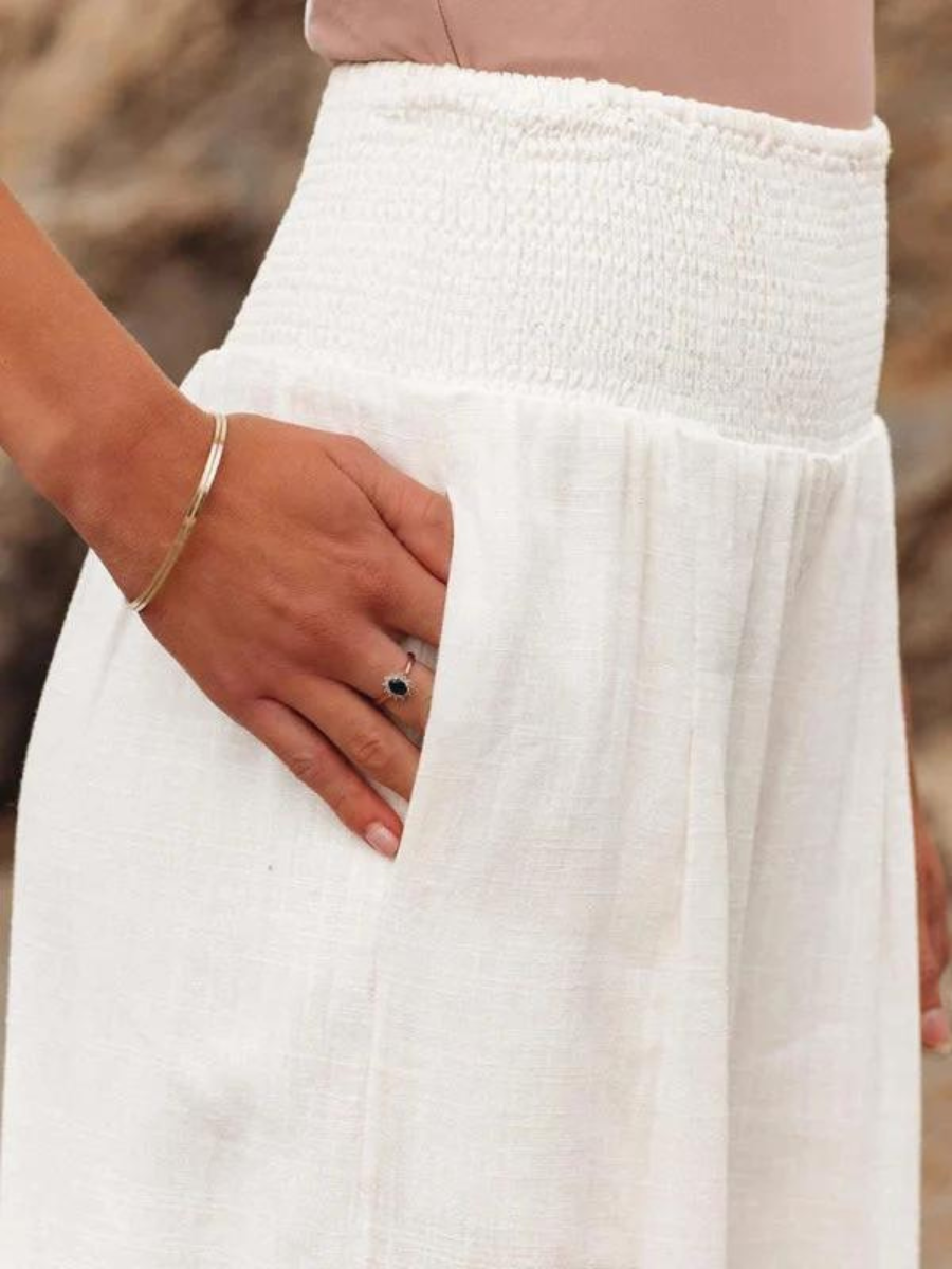 Susan™ | Wide-Leg Flowing Beach Pants