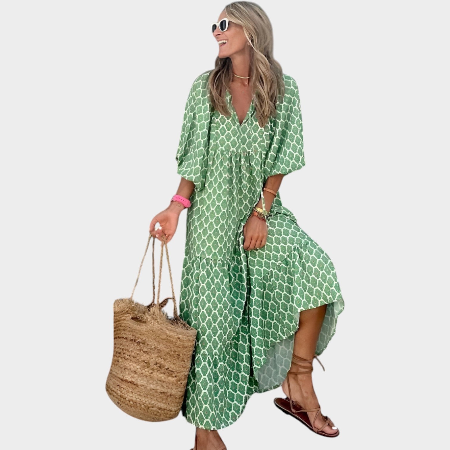 Floral Boho Summer Dress