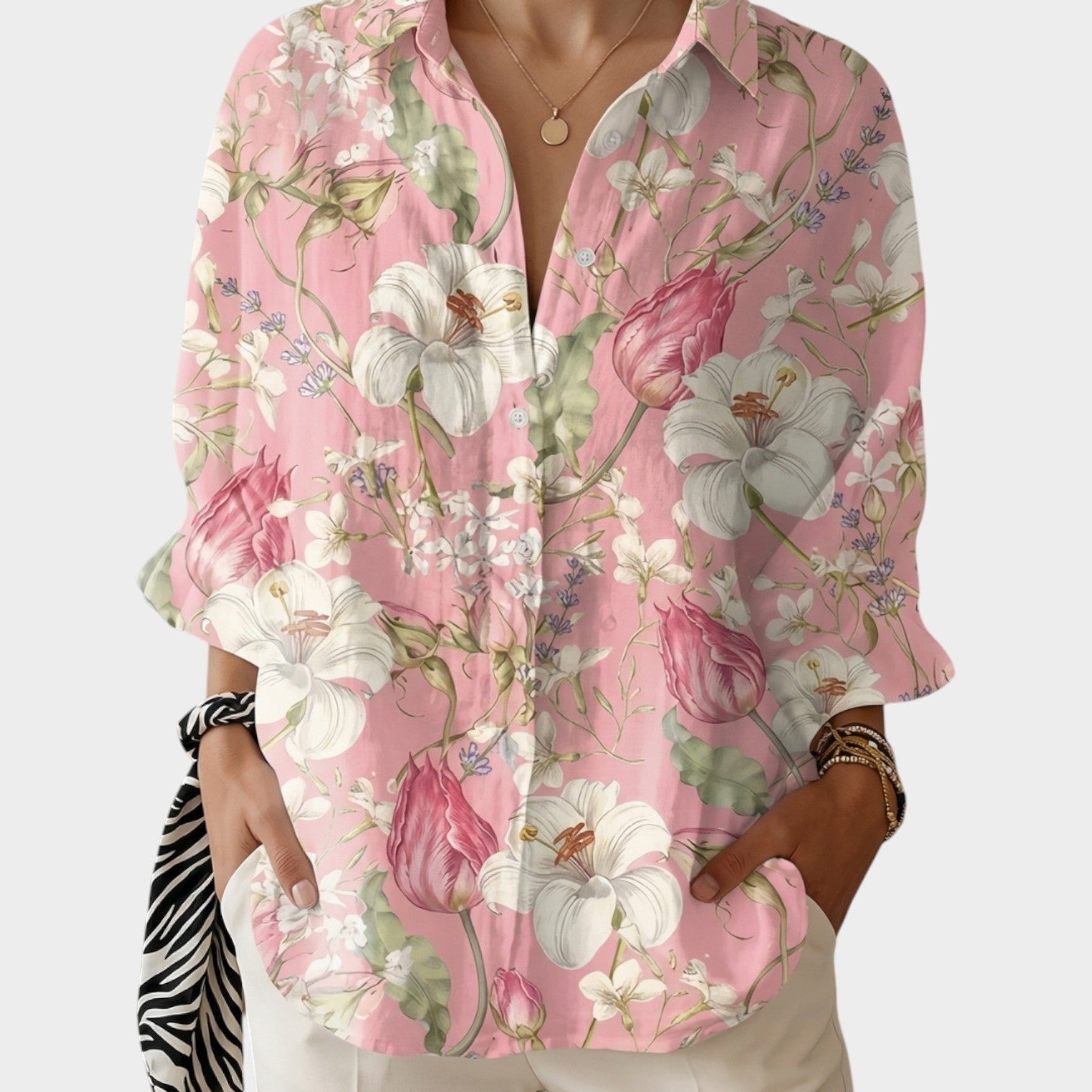 Floral Button Up Shirt