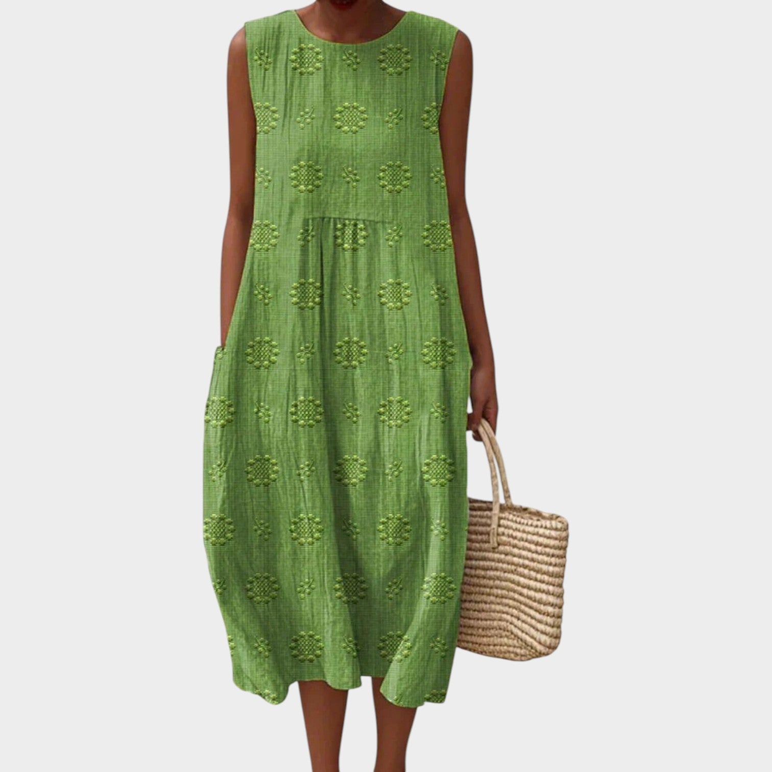 Sleeveless Relaxed Summer Dress