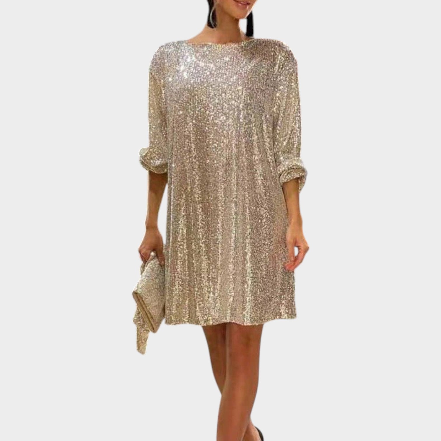 Cocktail Sequin Mini Dress