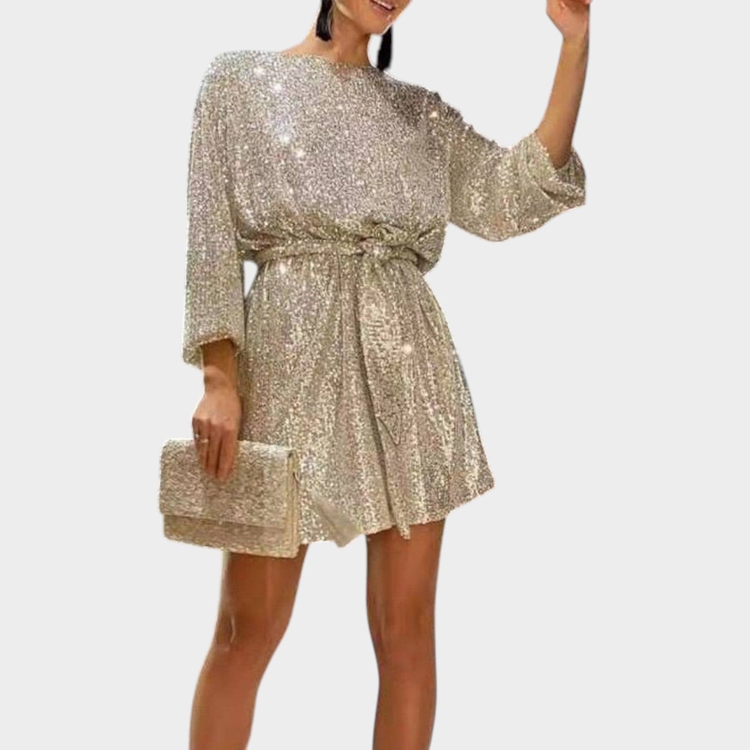 Cocktail Sequin Mini Dress
