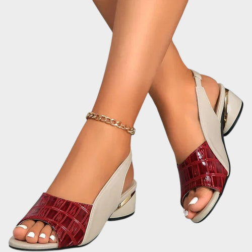 Orthopedic Leather Slingback Sandals