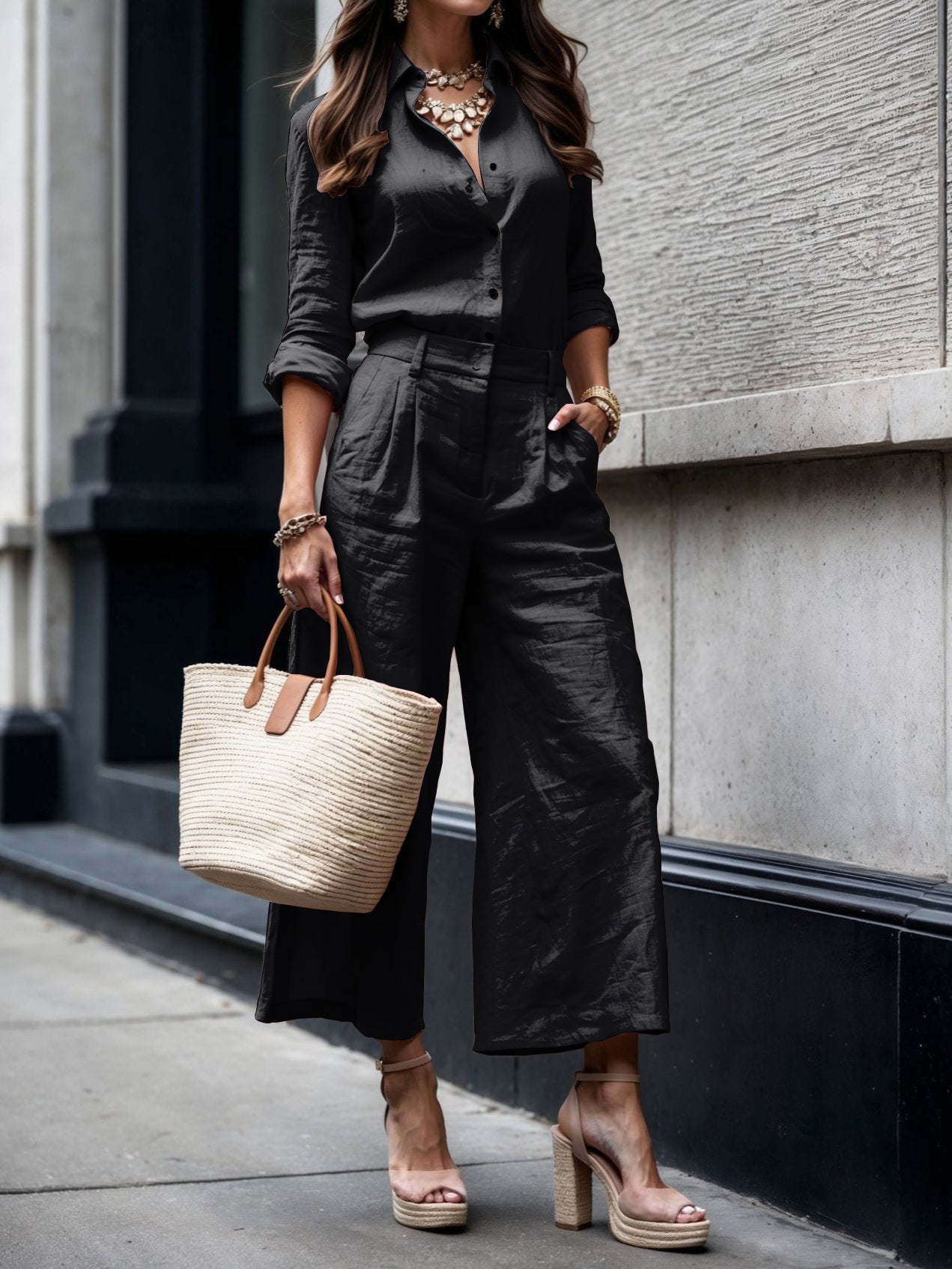 Kayla™ | Capri Pants and Relaxed Fit Top Set