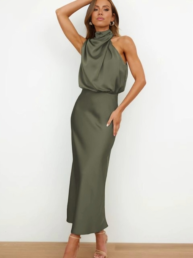 Mariana™ | Sophisticated Halter Evening Gown