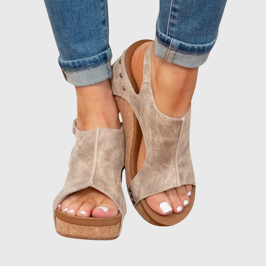 Orthopedic Comfort Low Heel Sandals
