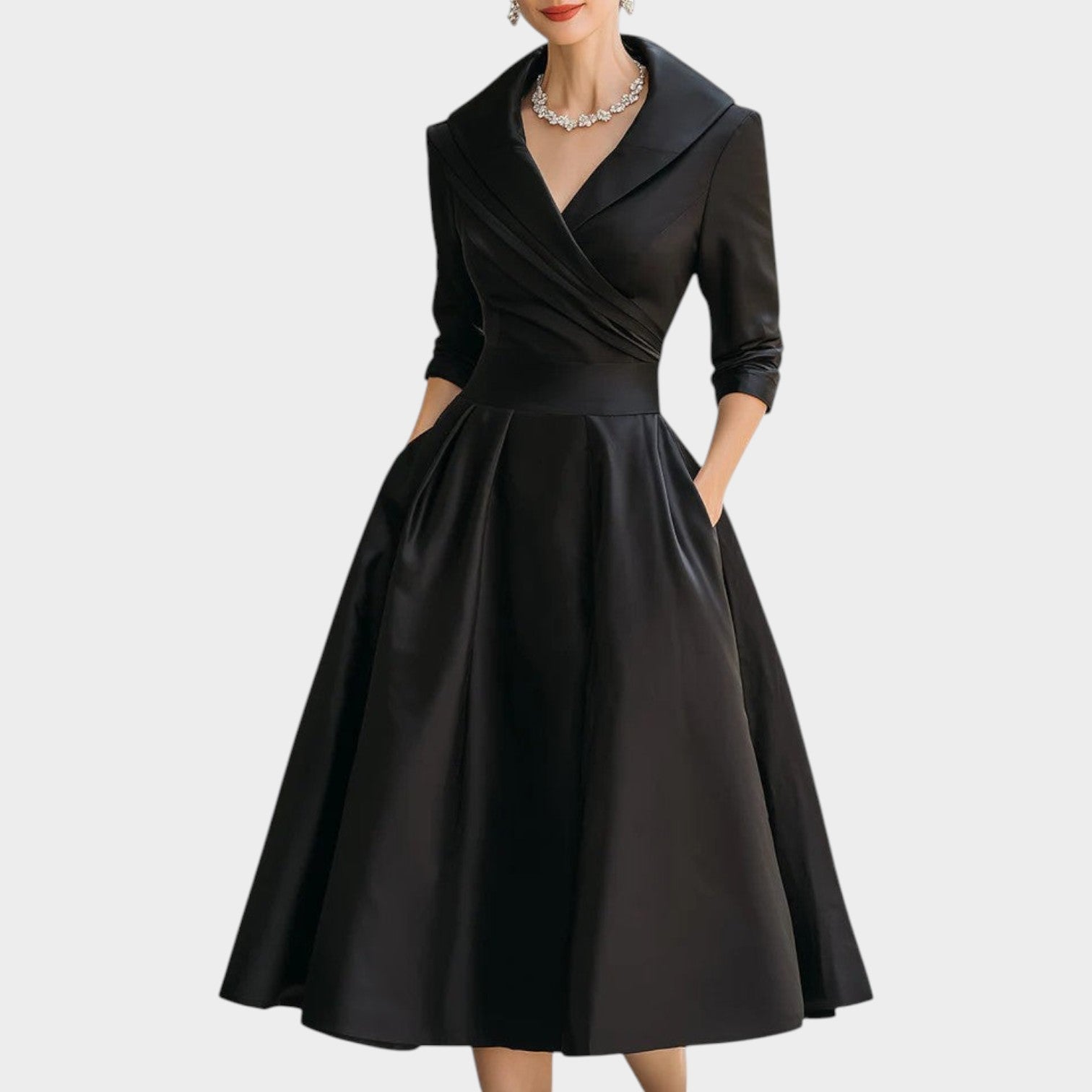 Wrap Midi Dress