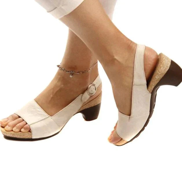 Adrianna | Women's Slingback Sandals with Block Heel