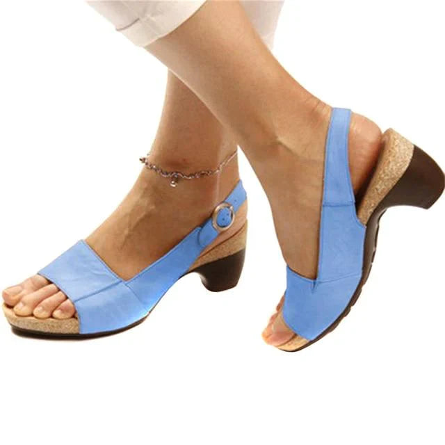 Adrianna | Women's Slingback Sandals with Block Heel