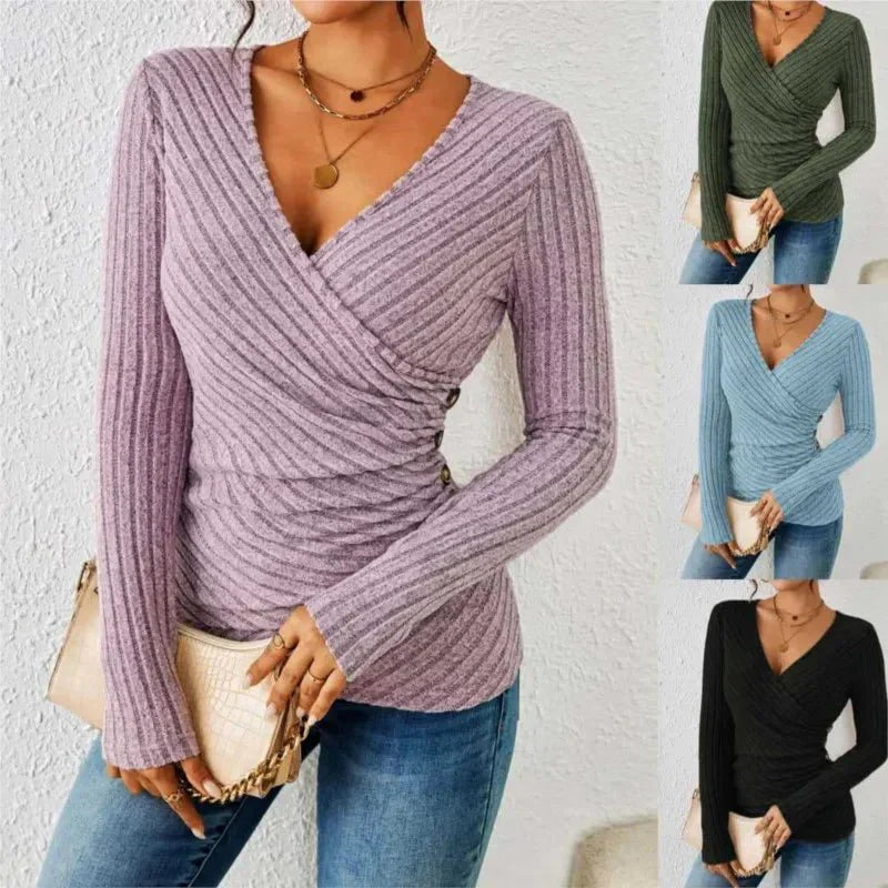 Caroline™ | Long Sleeve Tummy-Tucking Top