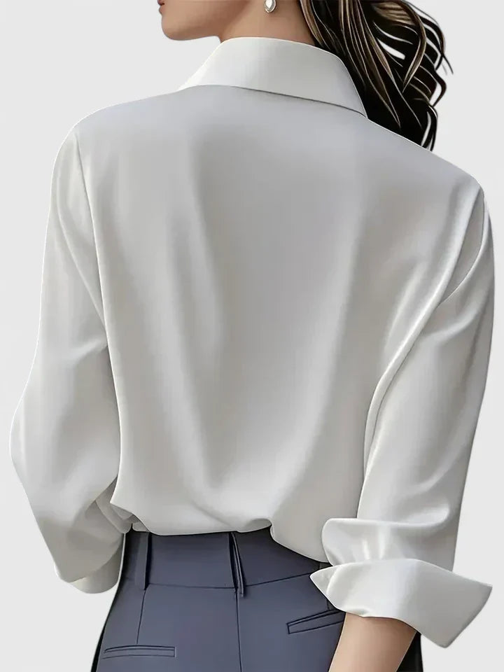 Reese | Women's Chic Button-Up Shirt with Hidden Placket