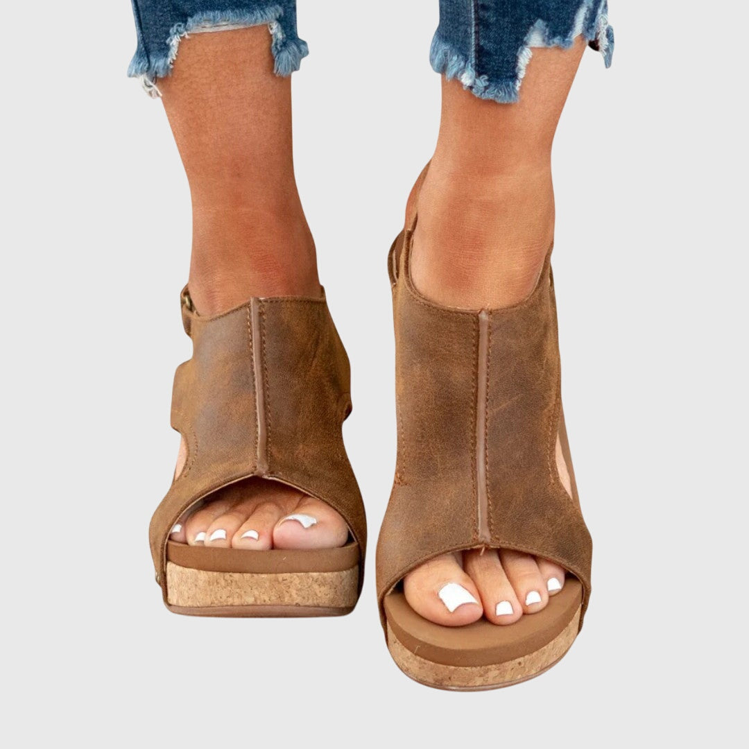 Orthopedic Comfort Low Heel Sandals
