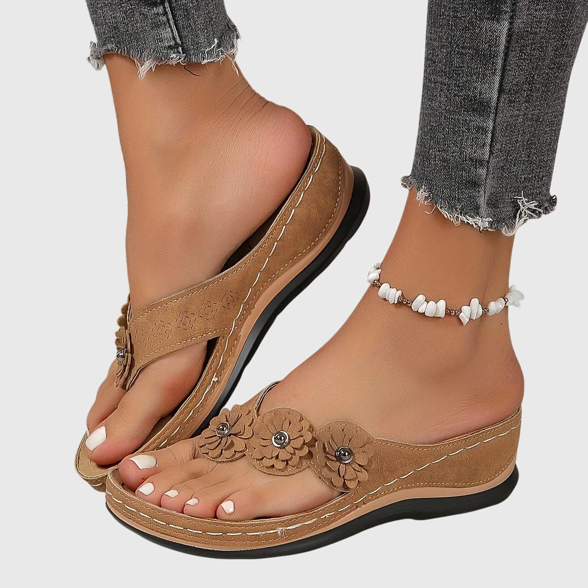 Floral Comfort Sandals