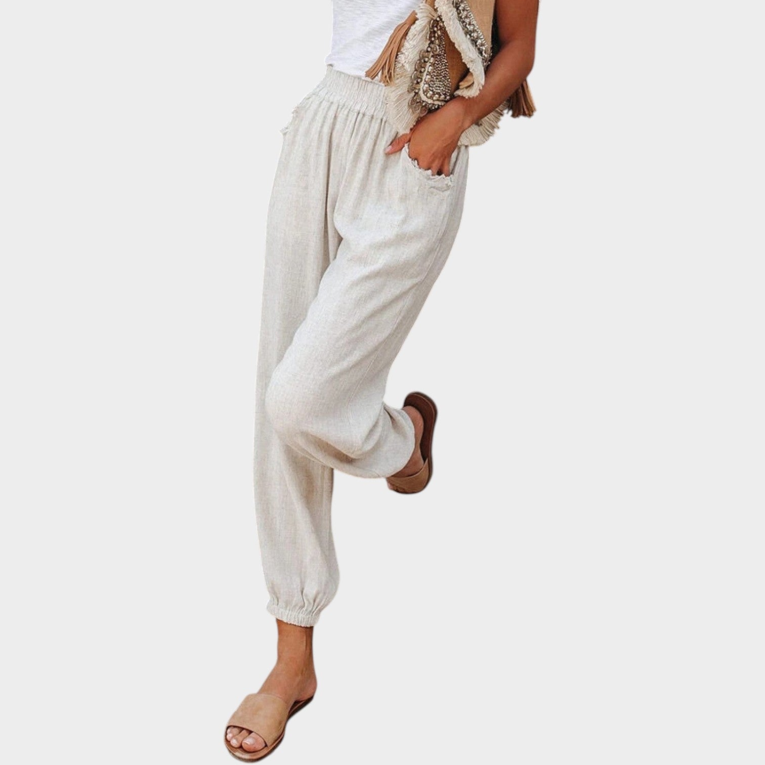Lounge Comfort Linen Pants