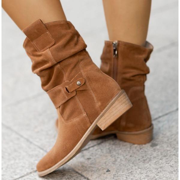 Eileen™ | Chic Ankle Boots with Zipper Detail