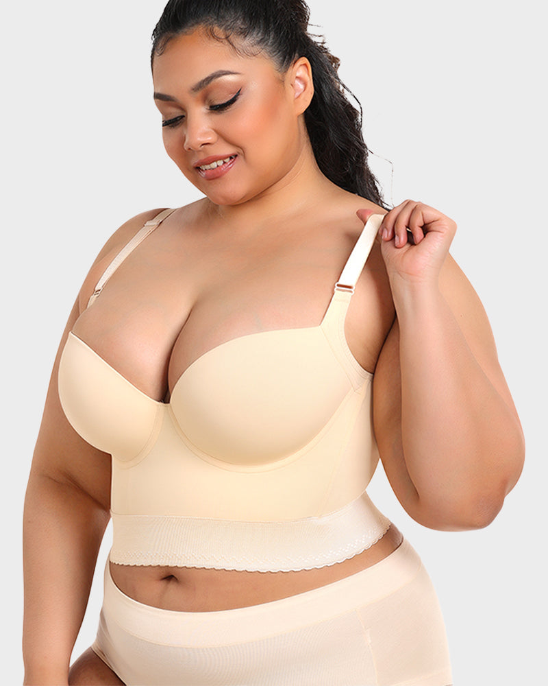 ContourFit™ Longline Push-Up Bra with Integrated Shapewear