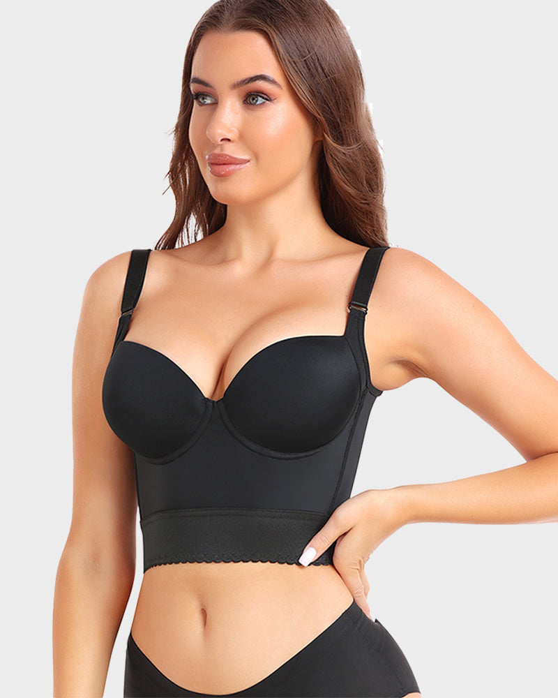ContourFit™ Longline Push-Up Bra with Integrated Shapewear