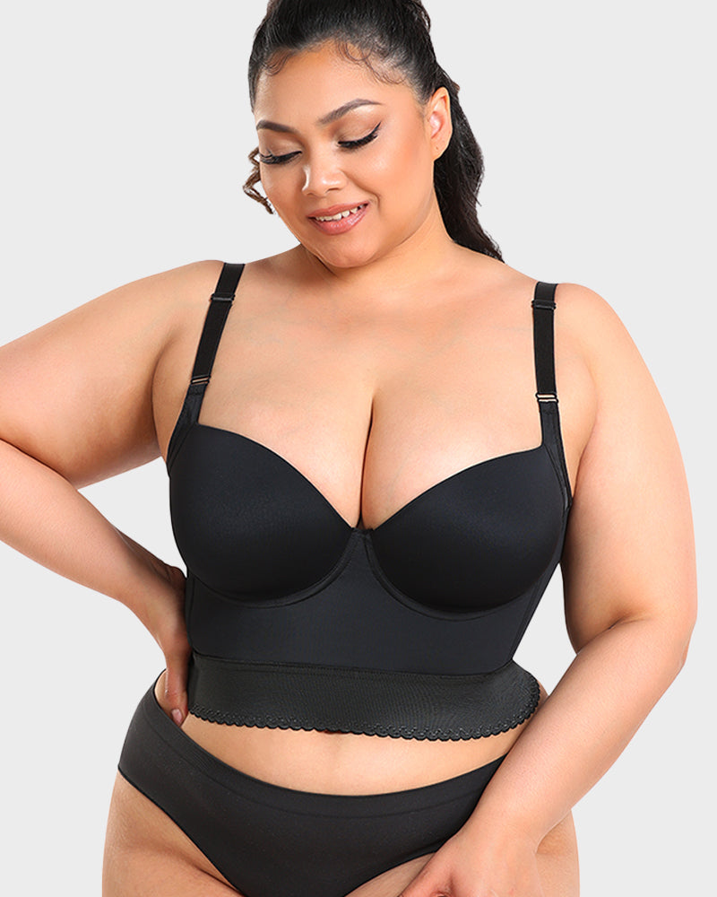 ContourFit™ Longline Push-Up Bra with Integrated Shapewear