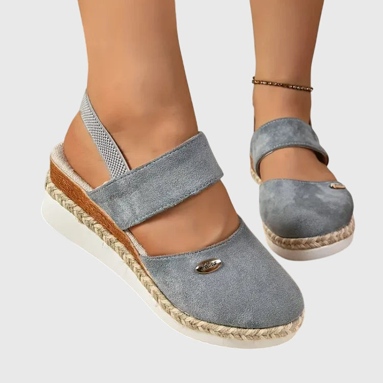 Orthopedic Platform Slingback Sandals