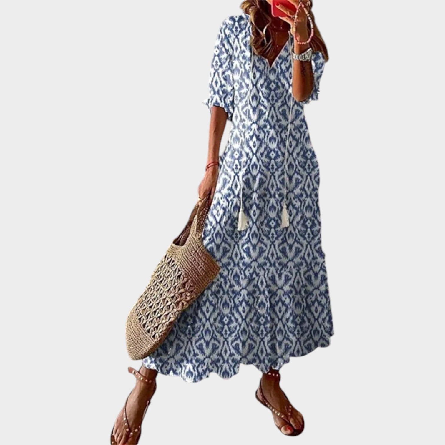 Floral Boho Maxi Summer Dress