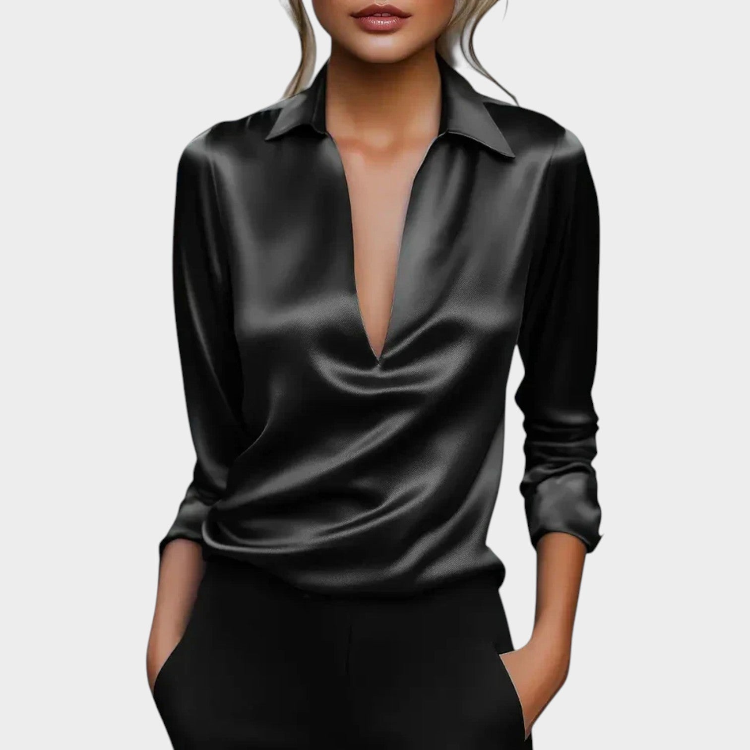 Silk Satin Blouse