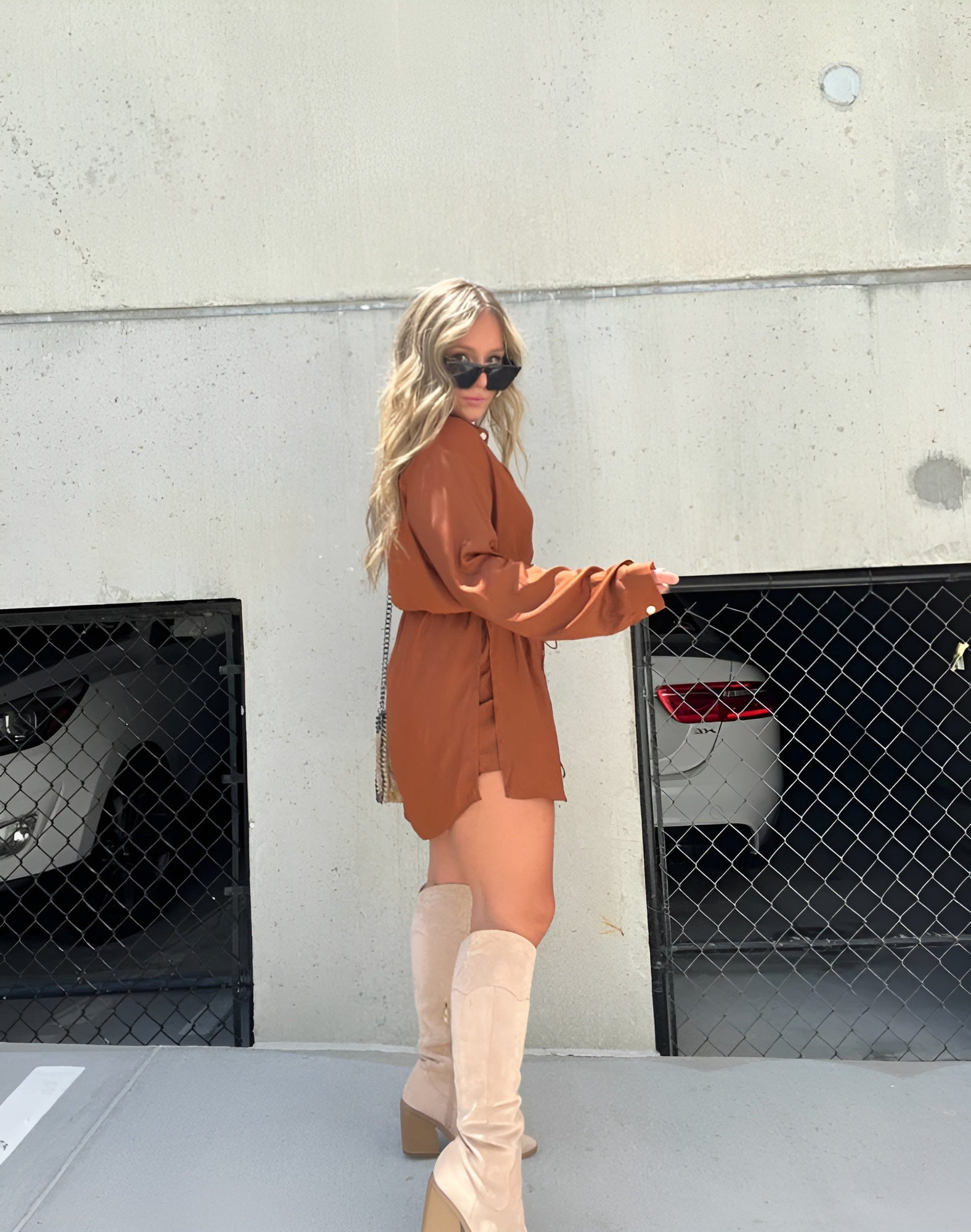 Catalina | Women's Long Sleeve Button-Up Shirt Dress