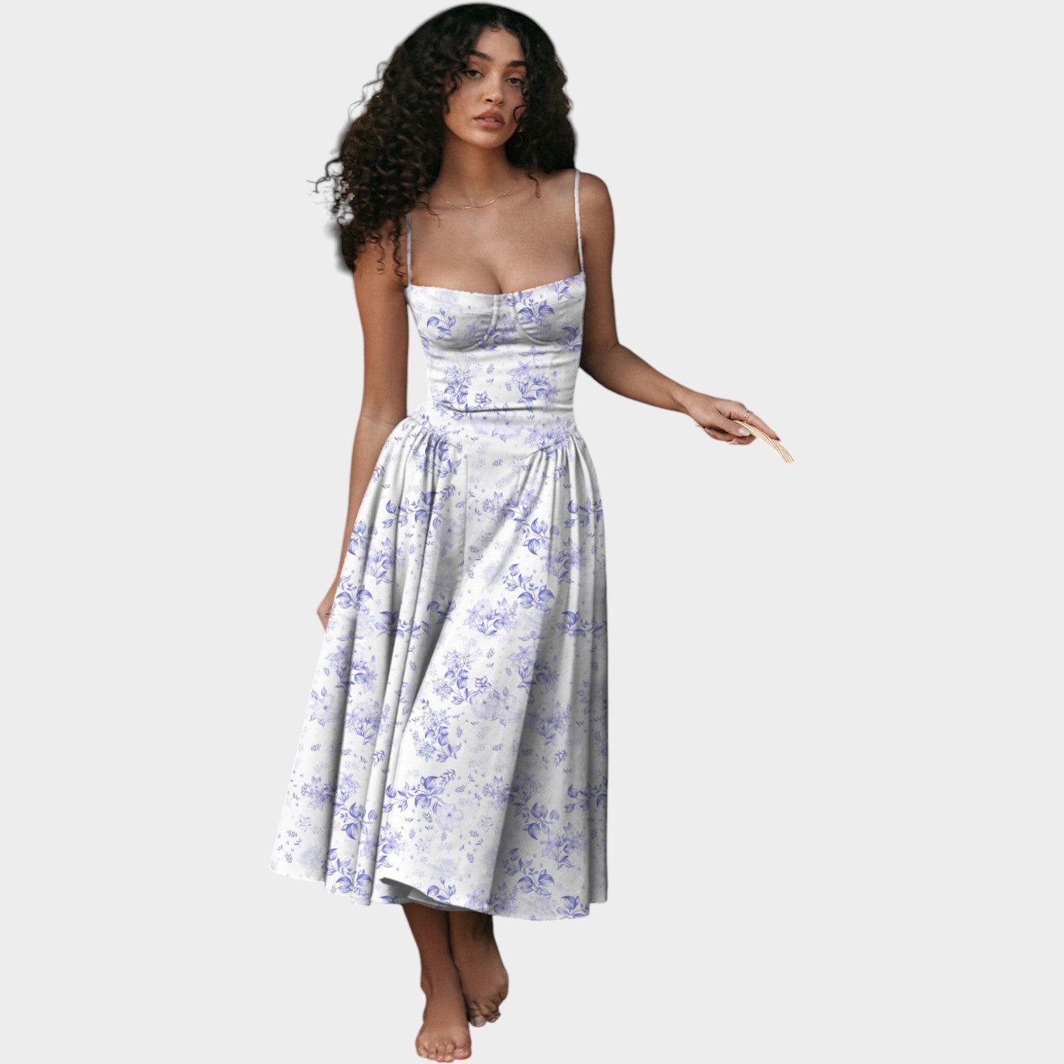 Elegant Cocktail & Wedding Guest Midi Dress