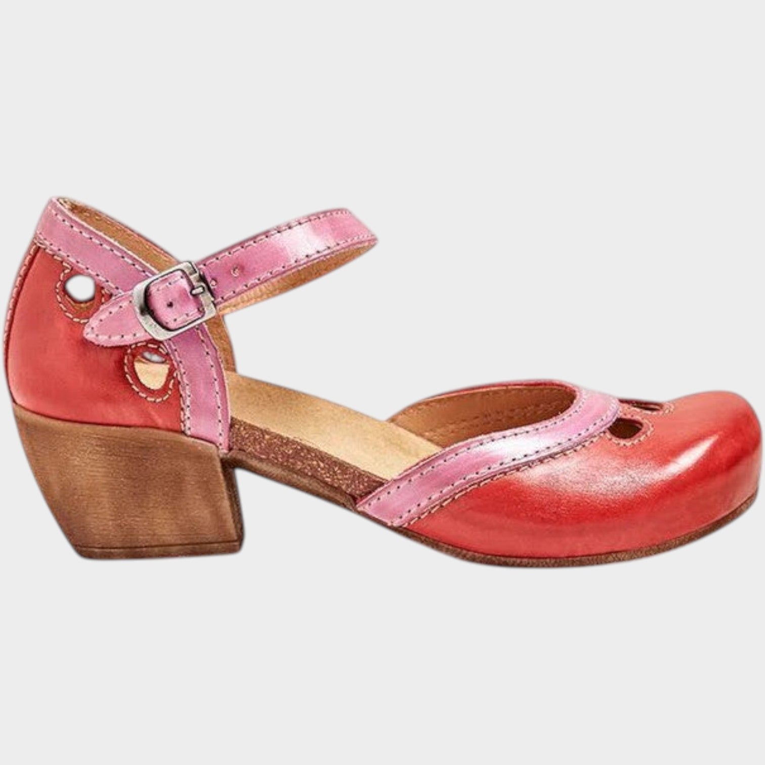 Leather Vintage Strap Sandals