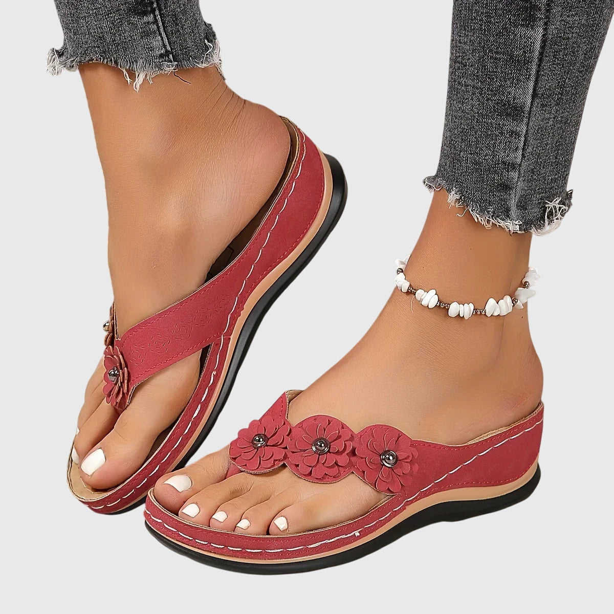 Floral Comfort Sandals