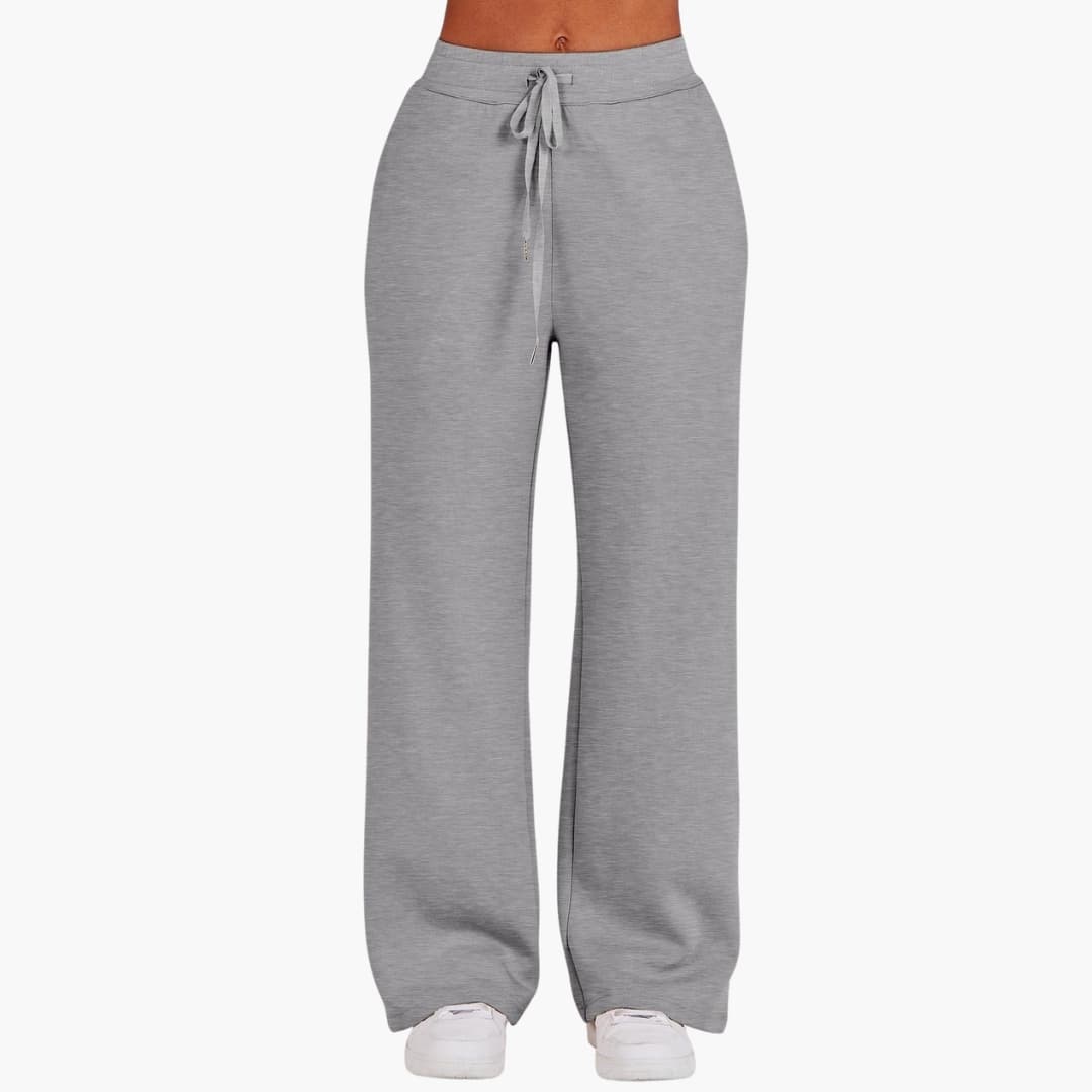Daphne | Women's Wide Leg Lounge Set with Half Zip