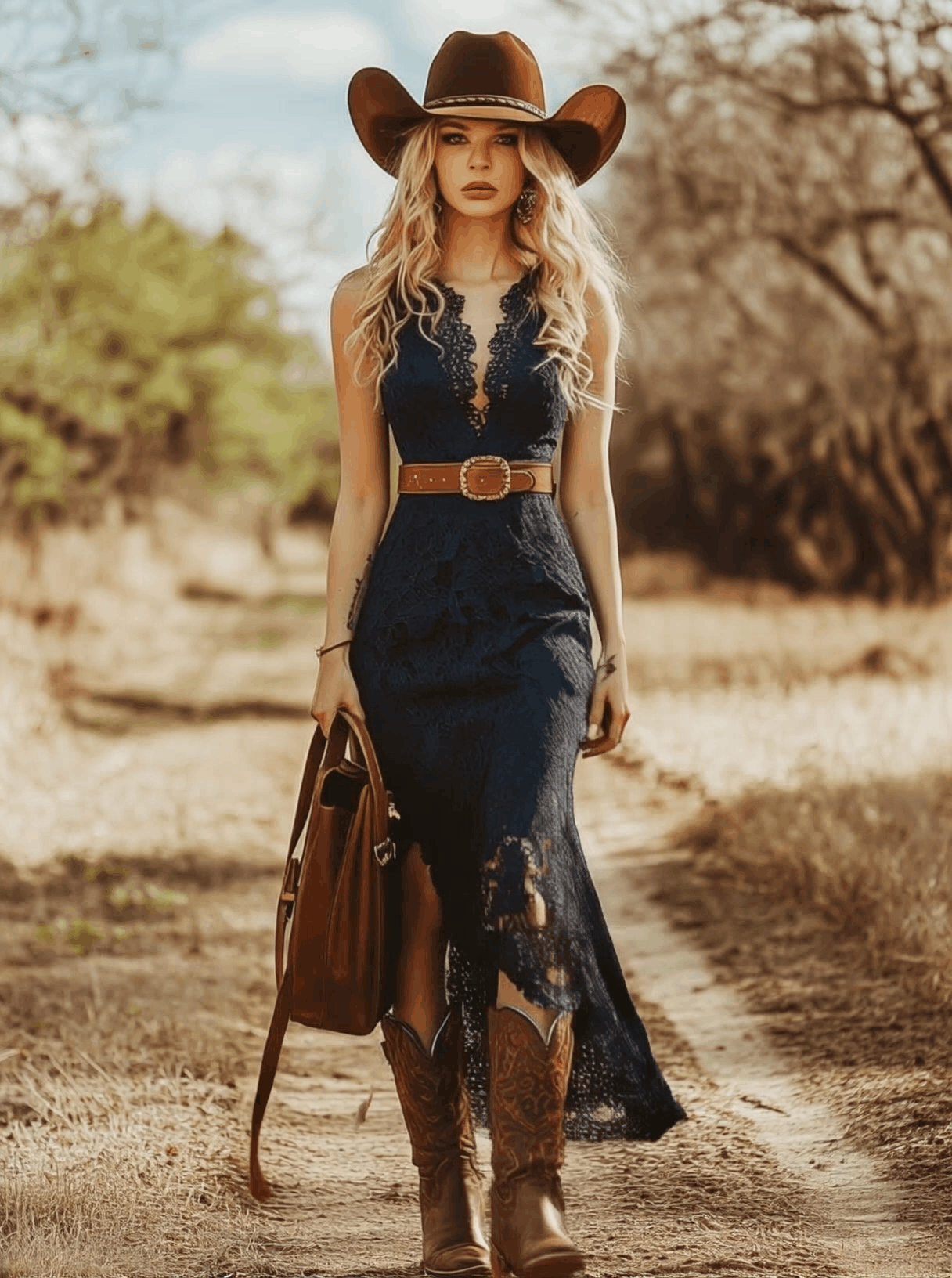 Desiree | Women's Sleeveless Midi Dress with V-Neck