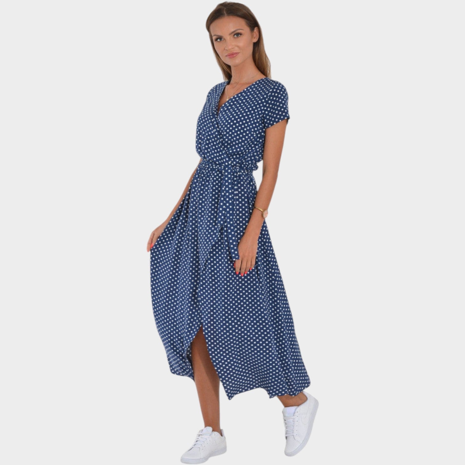 Floral V-Neck Summer Dress